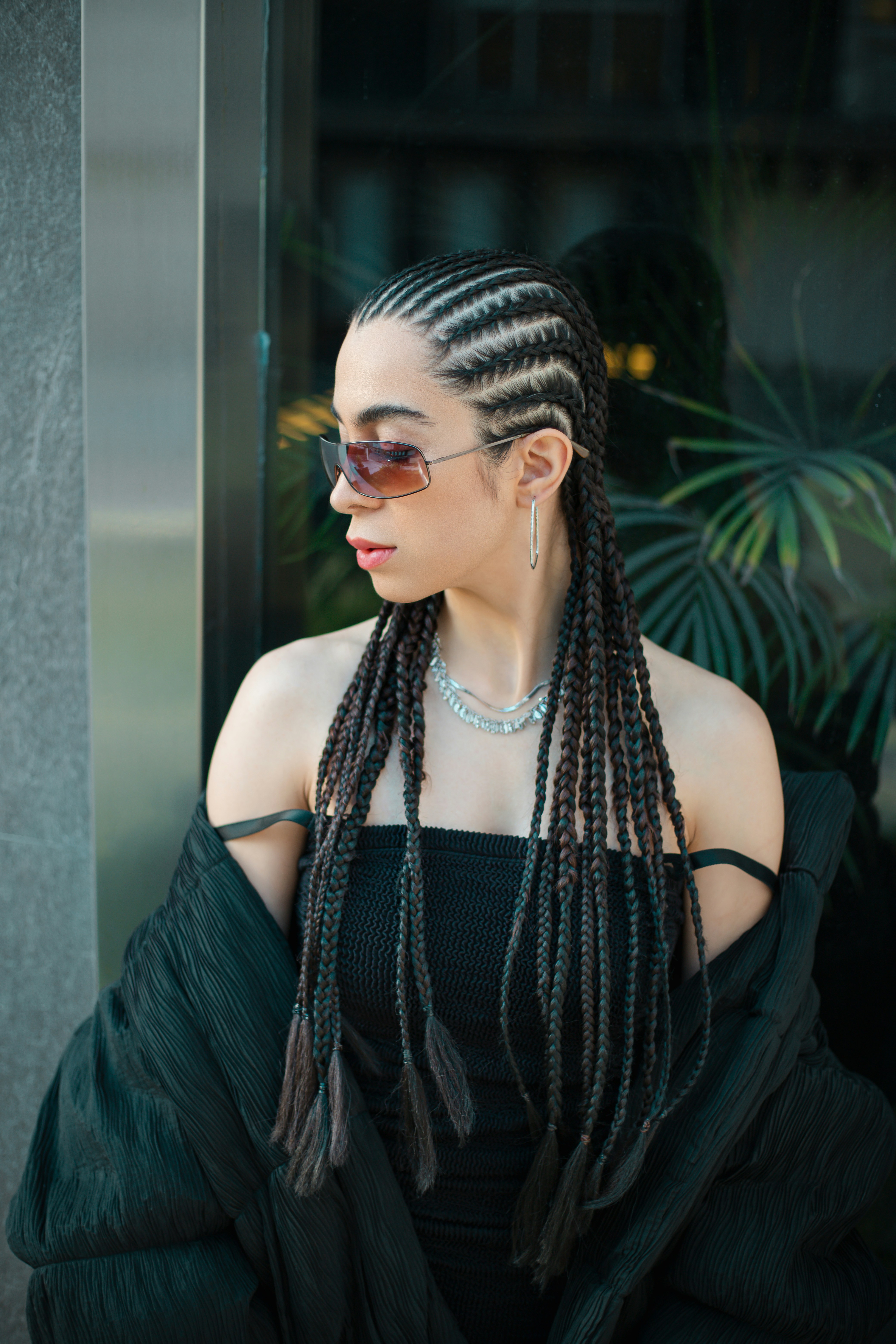 Box braids editorial — Triangolo della Moda Milano